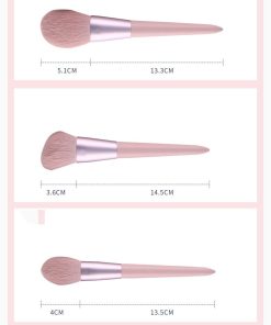 Alternative view of 11-Piece Makeup Brush Set for Eyes, Blush and Powder