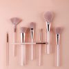 Portable 8-Piece Makeup Brush Set for Travel