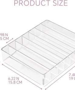 Alternative view of Clear Acrylic 7-Slot Palette Organiser for Vanity