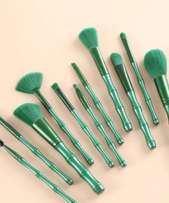 Alternative view of Soft-Bristle Full Makeup Brush Set for Powder Application