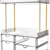 4-Tier Clear Cosmetic Organiser with 4 Drawers