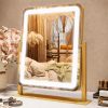 58 x 46 cm LED Mirror with Detachable Magnifier, Plug-In