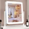 33 x 42 cm Lighted Vanity Mirror with 3-Colour Dimming Modes