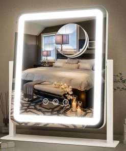 38 x 32 cm LED Vanity Mirror with 3-Colour Touch Dimming